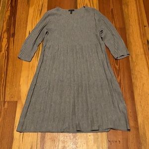 Eileen Fisher Gray Long Sleeve Dress